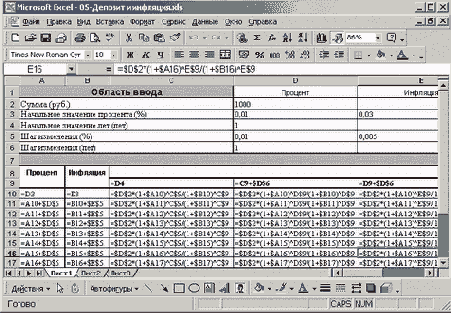 Финансовые расчеты в Excel